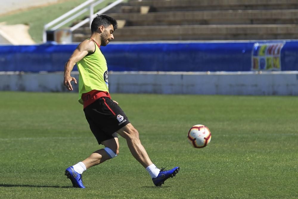 El Dépor prepara en Benidorm el partido del Elche