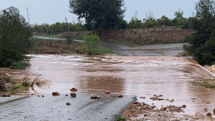 El barranc del Carraixet se desborda