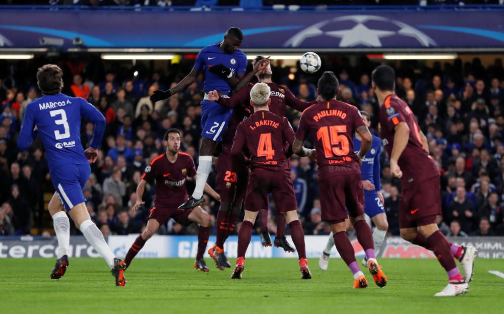 Chelsea-Barça, en fotos