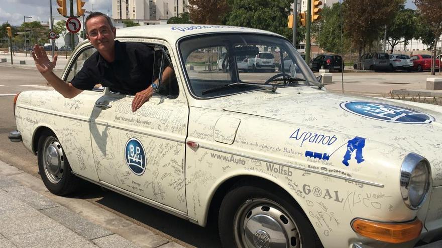 Michael Schulte-Karring und sein VW 1600 L.