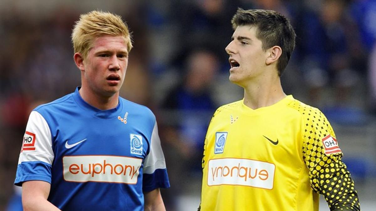 De Bruyne y Courtois, en su etapa en Bélgica