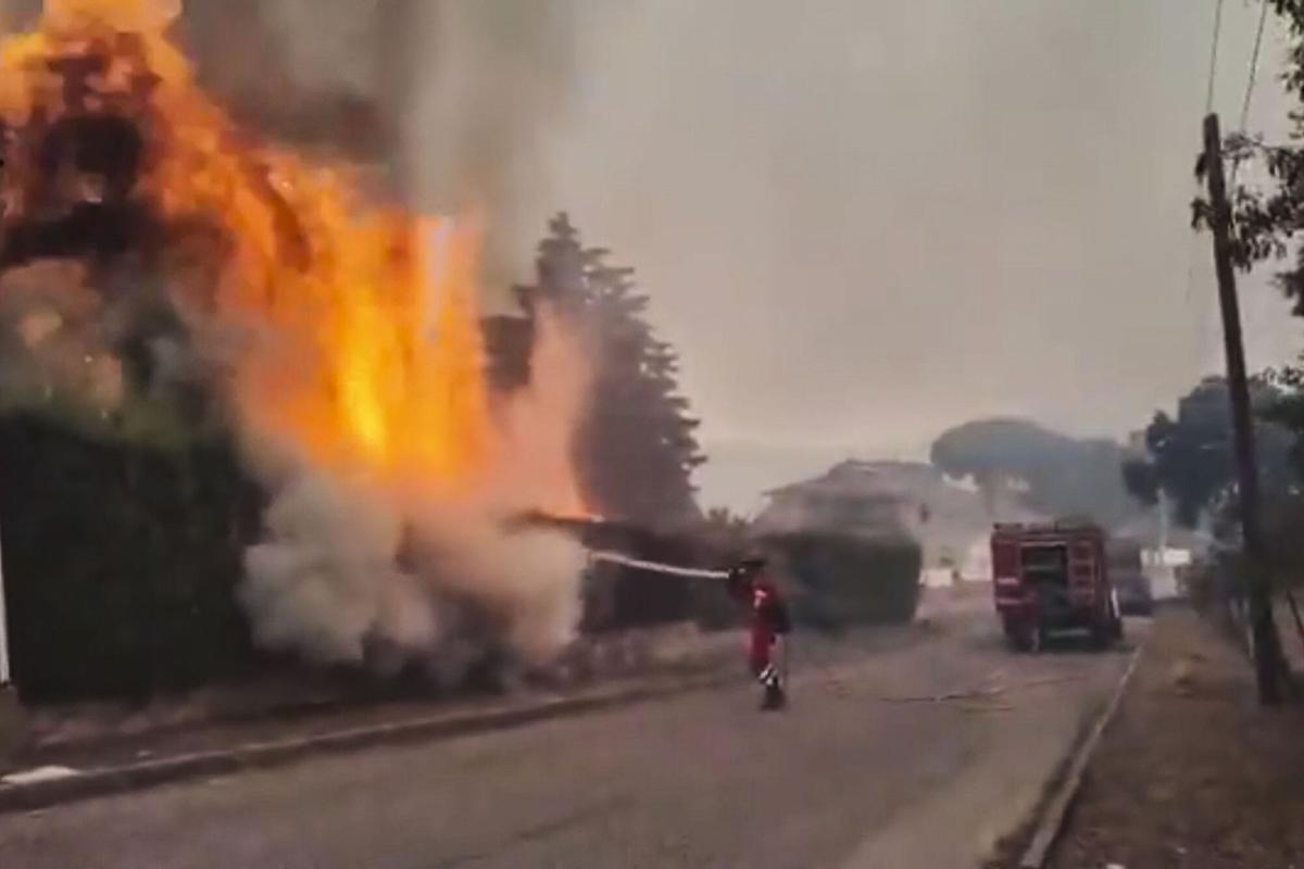 Los incendios de Madrid, con afectaciones en Castilla y León y Castilla-La Mancha, en imágenes.