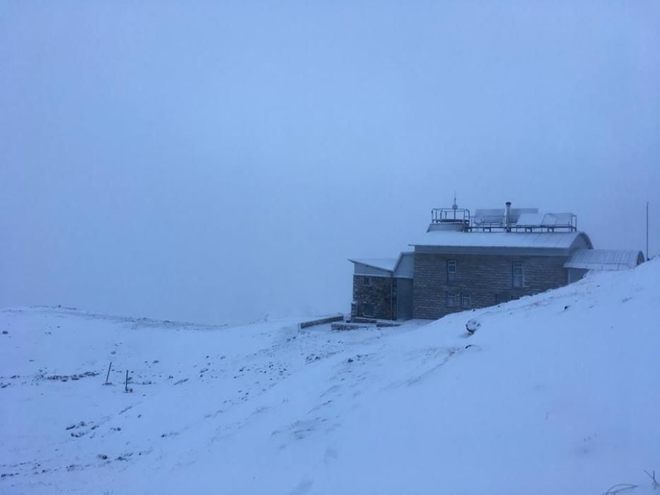 Llega la nieve a Asturias