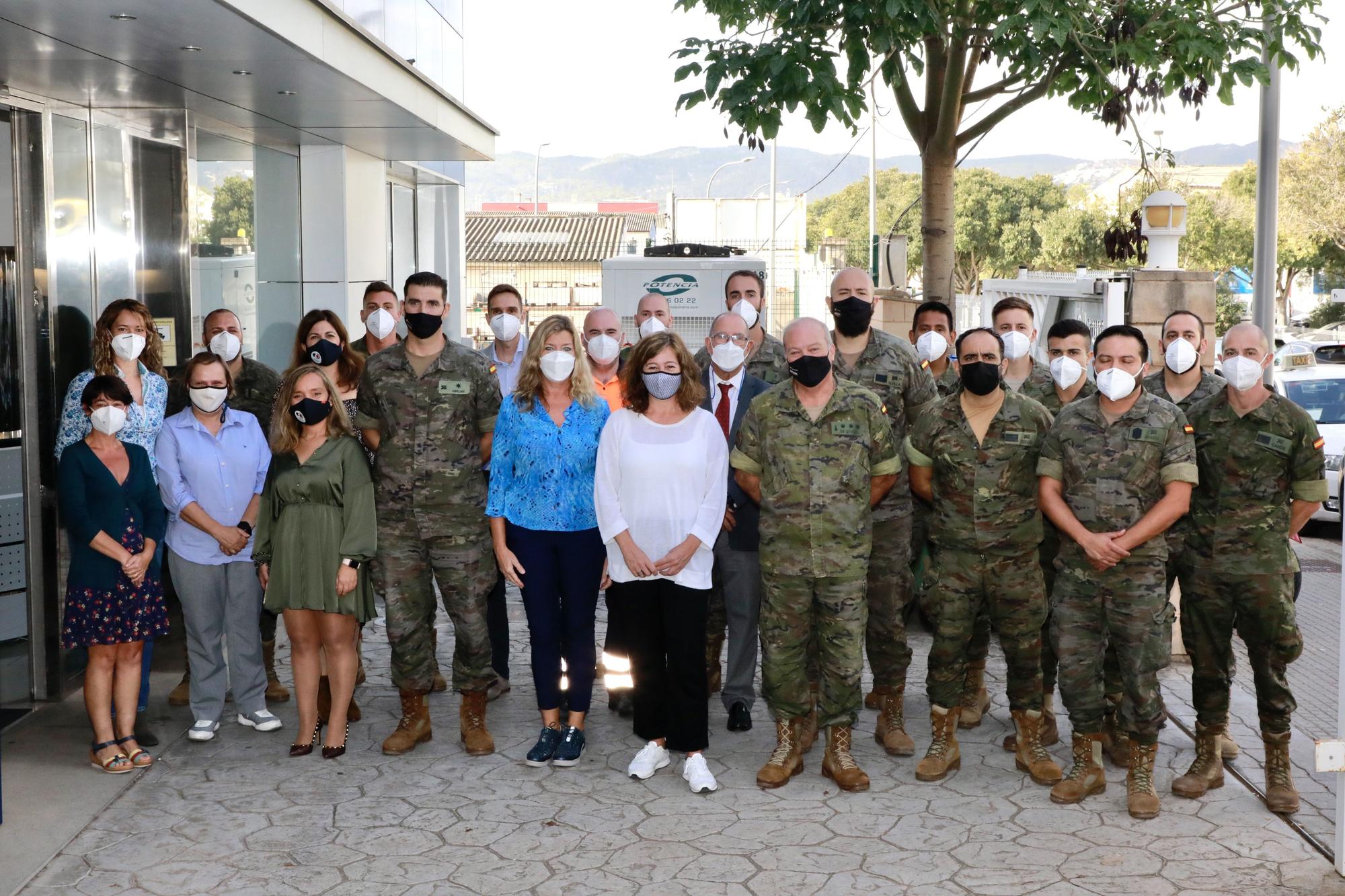 Los militares de Baleares dejan de realizar labores de rastreo de los casos de coronavirus