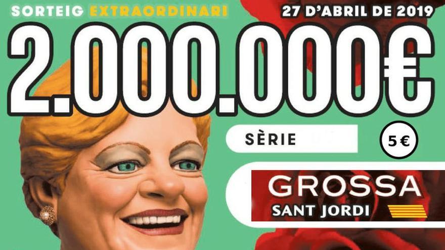 Grossa de Sant Jordi: El guanyador del Premi extraordinari guanyarà avui 2 milions d&#039;euros