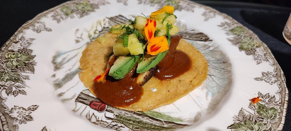 Uno de los platos que pudo degustarse