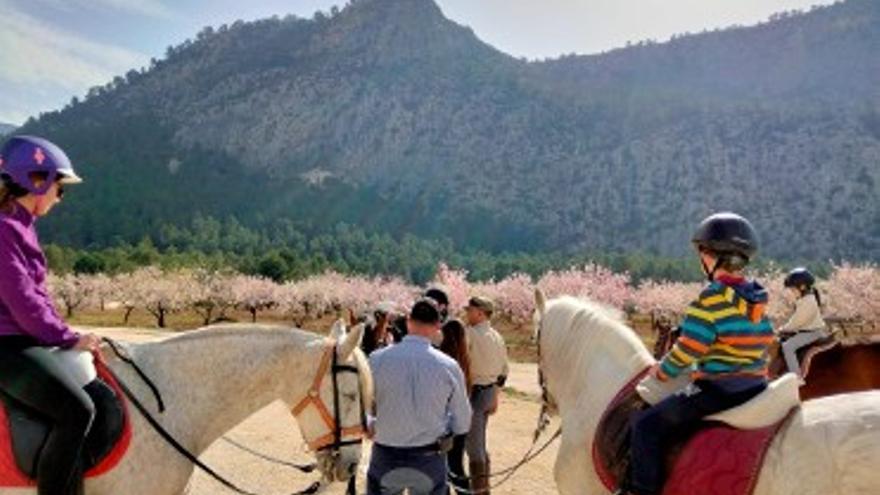 A caballo por Sierra Espuña.