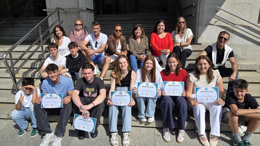 De Suiza y Alemania, pero vigueses para siempre por un curso inolvidable