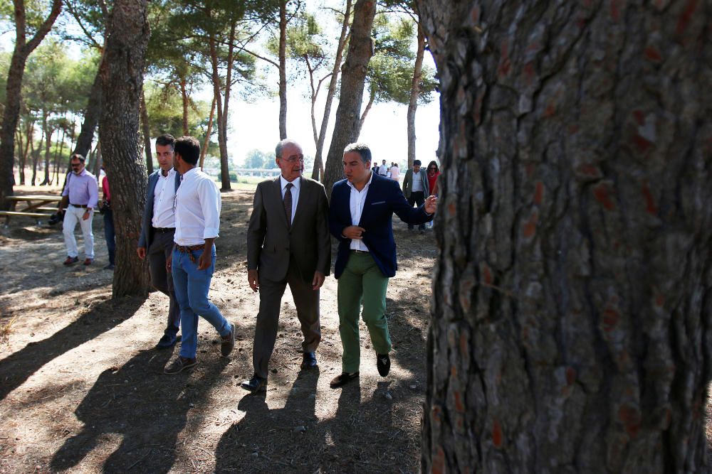 Inauguración del parque del Campamento Benítez.