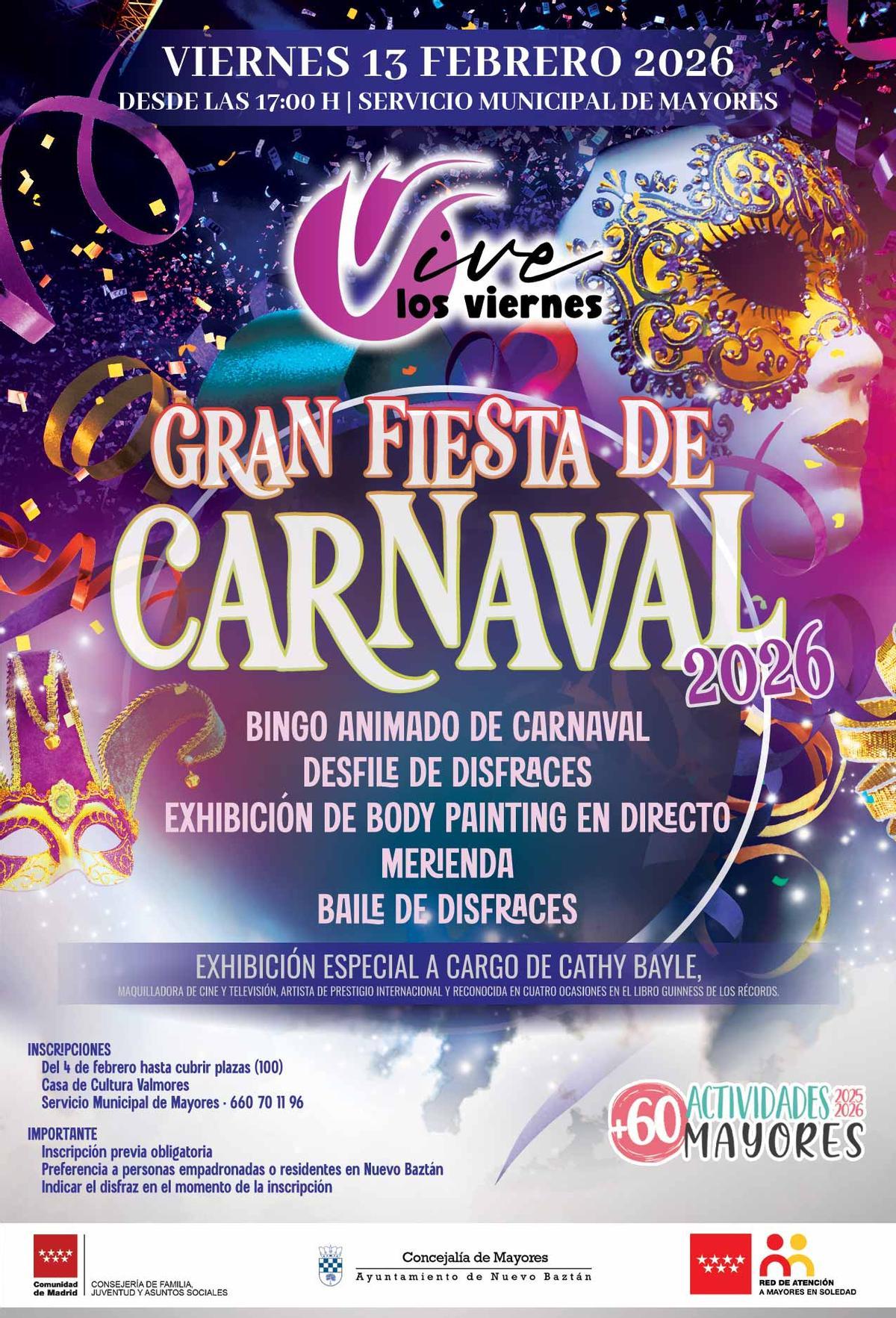 Las inscripciones pueden hacerse a traves del teléfono 660701196