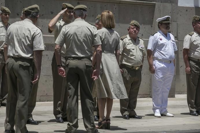 19/07/2017  EJERCITO DEFENSA   visita de la ministra de defensa María Dolores de Cospedal  a la capitanía  de canarias