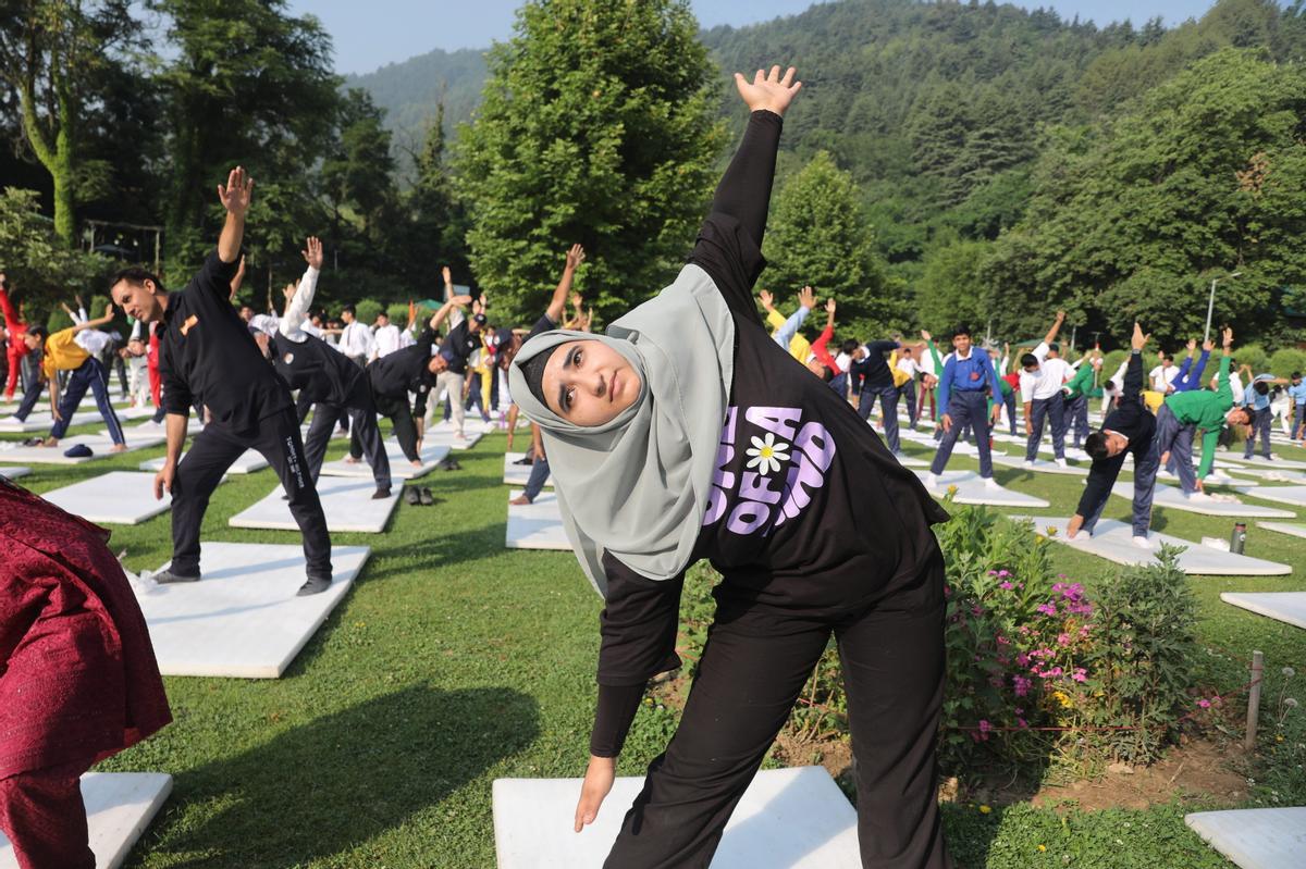 Día Internacional del Yoga en la India