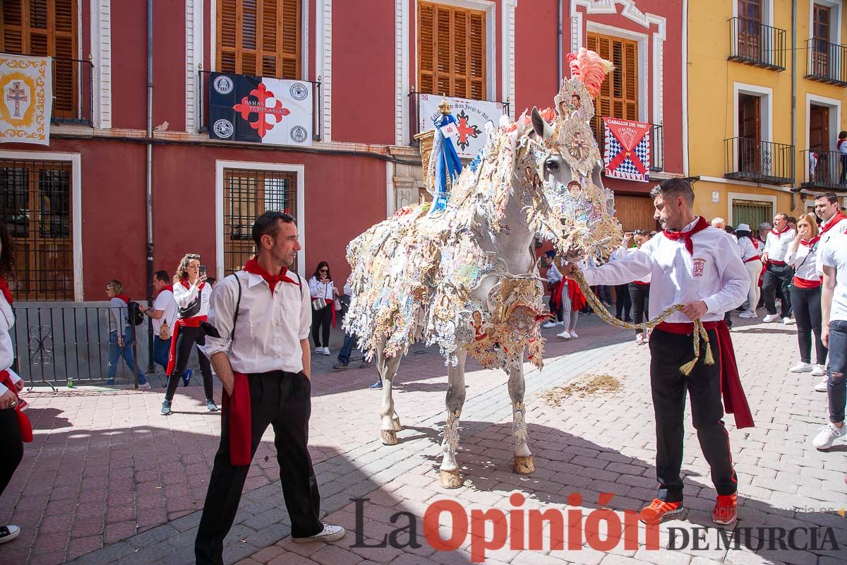 Recorrido Caballos del Vino día dos de mayo en Caravaca