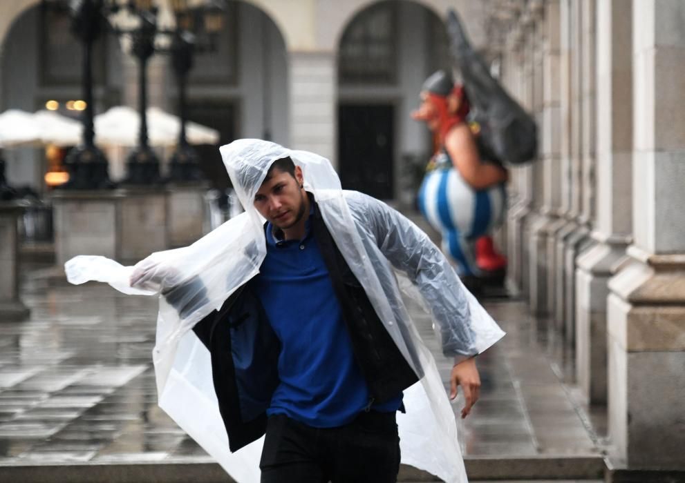 Lluvia de verano en A Coruña