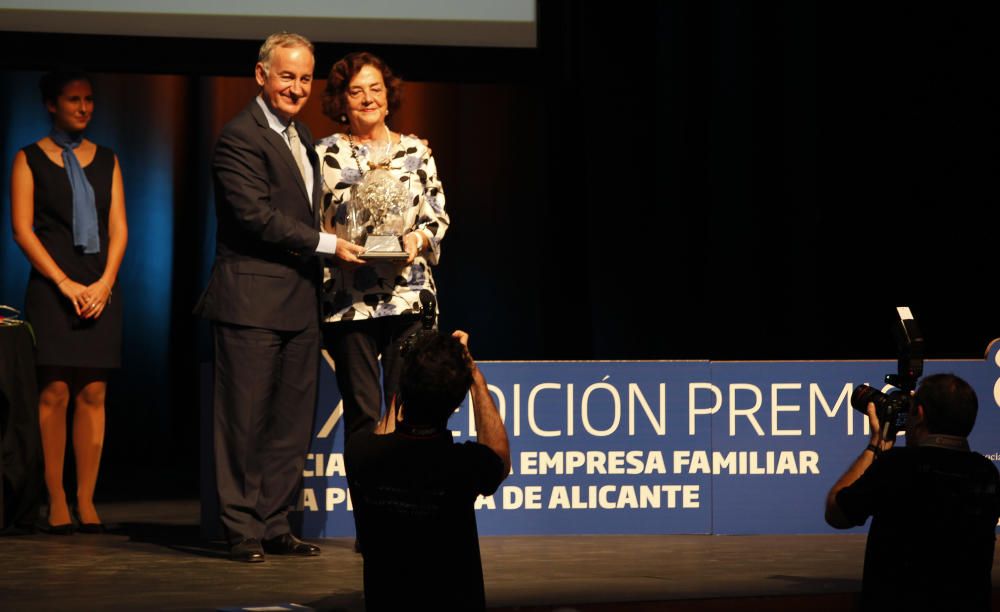 Entrega de los premios de la Asociación de la Empresa Familiar de Alicante