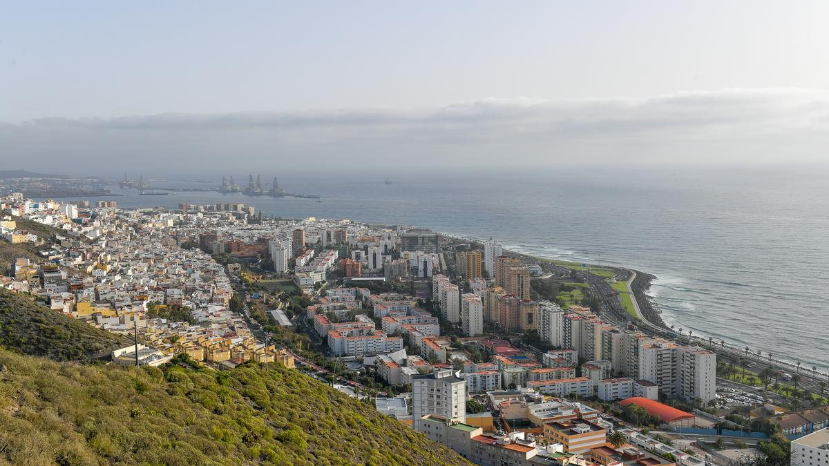 Frente Marítimo de Vegueta y Las Palmas de Gran Canaria.