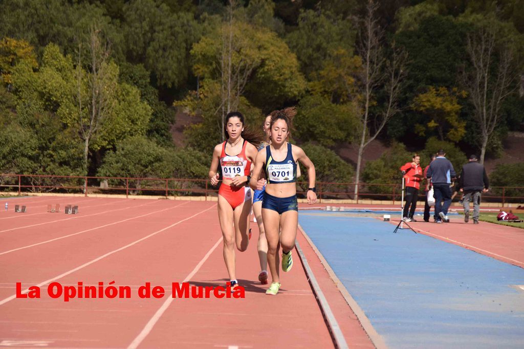 Regional absoluto y sub-23 de atletismo en Lorca