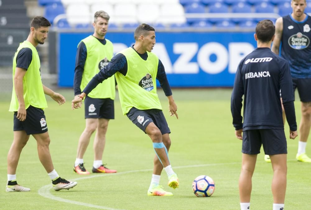 Trabajo táctico y de estrategia en Riazor