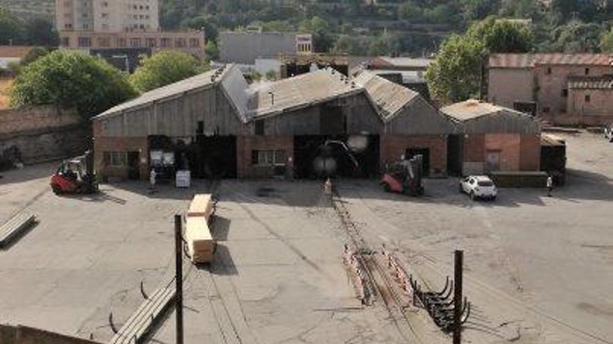 Instal·lacions de PYMSA, al barri de Valldaura de Manresa