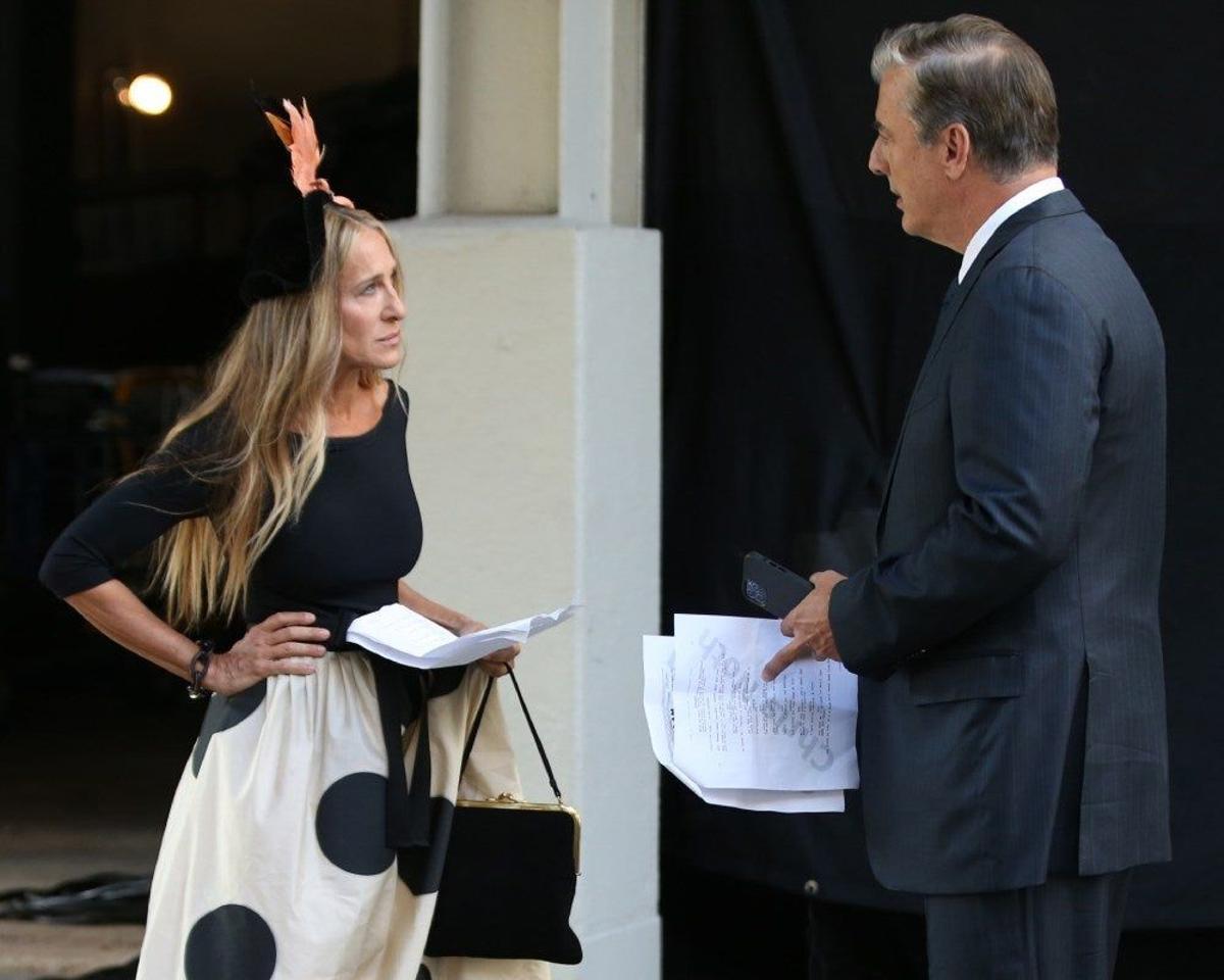 Sarah Jessica Parker y Chris Noth ensayan 'And Just Like That'