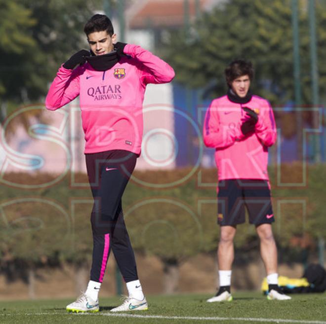 El Barça prepara el partido contra la Real Sociedad