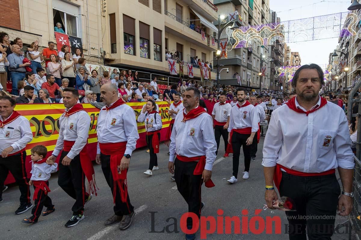 Gran desfile en Caravaca (bando Caballos del Vino)