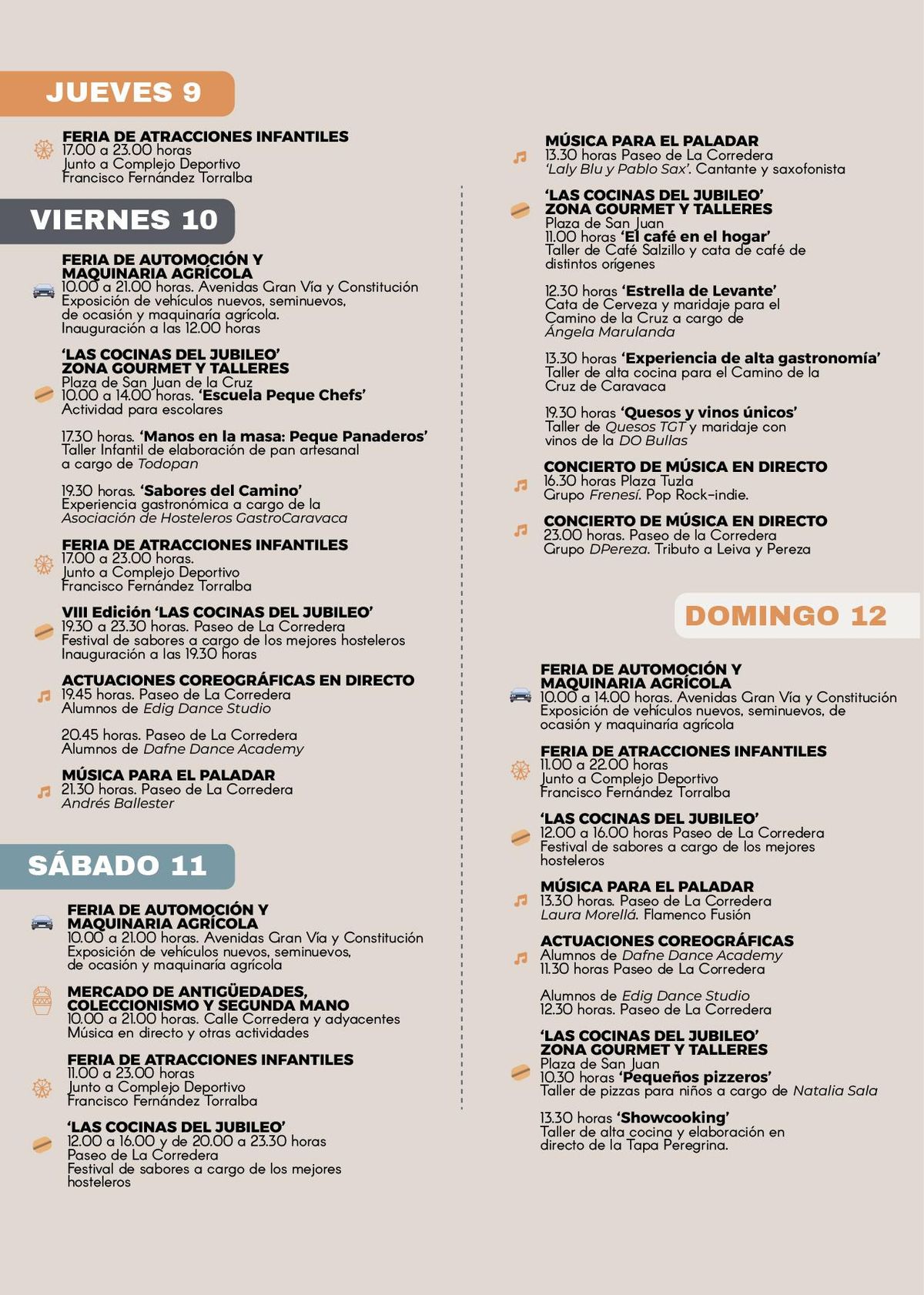 ProgramacionFeriaDeCaravca2025