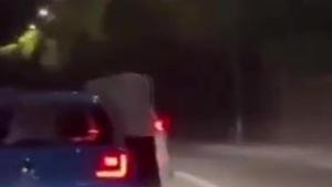 Imagen del conductor temerario en Cádiz