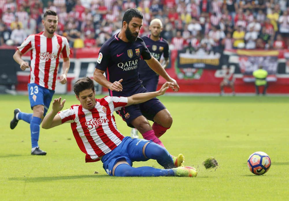 Partido Sporting de Gijón - F. C. Barcelona