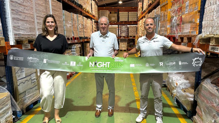 La Binter NigthRun se solidariza con el Banco de Alimentos