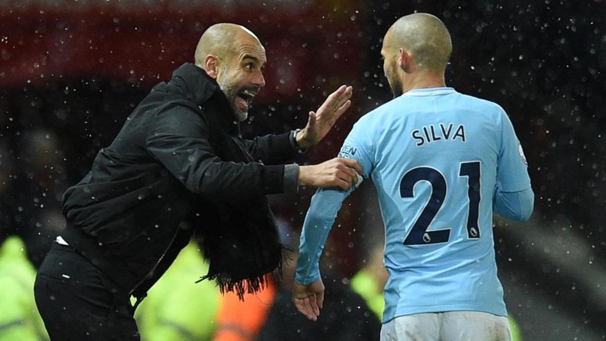 Guardiola se deshizo en elogios hacia Silva