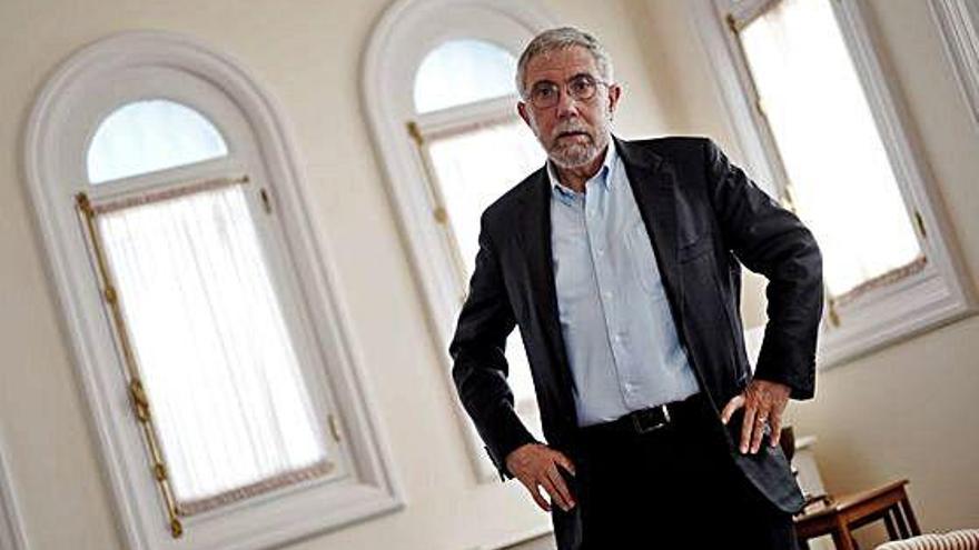 Paul Krugman, fa uns dies a la Fundació Rafael del Pino de Madrid.