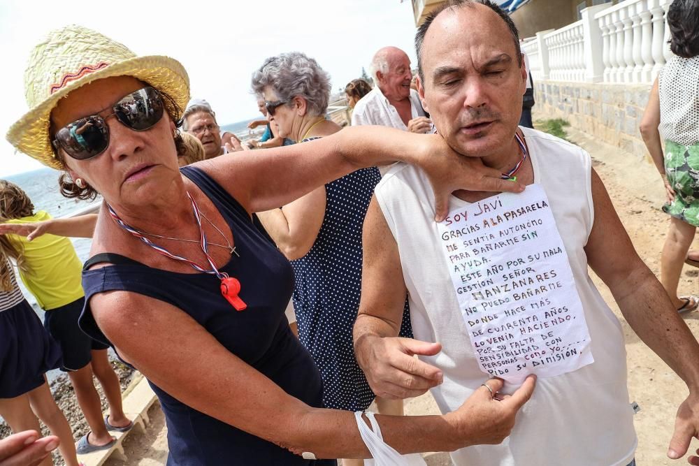 Protesta de los vecinos de San Roque