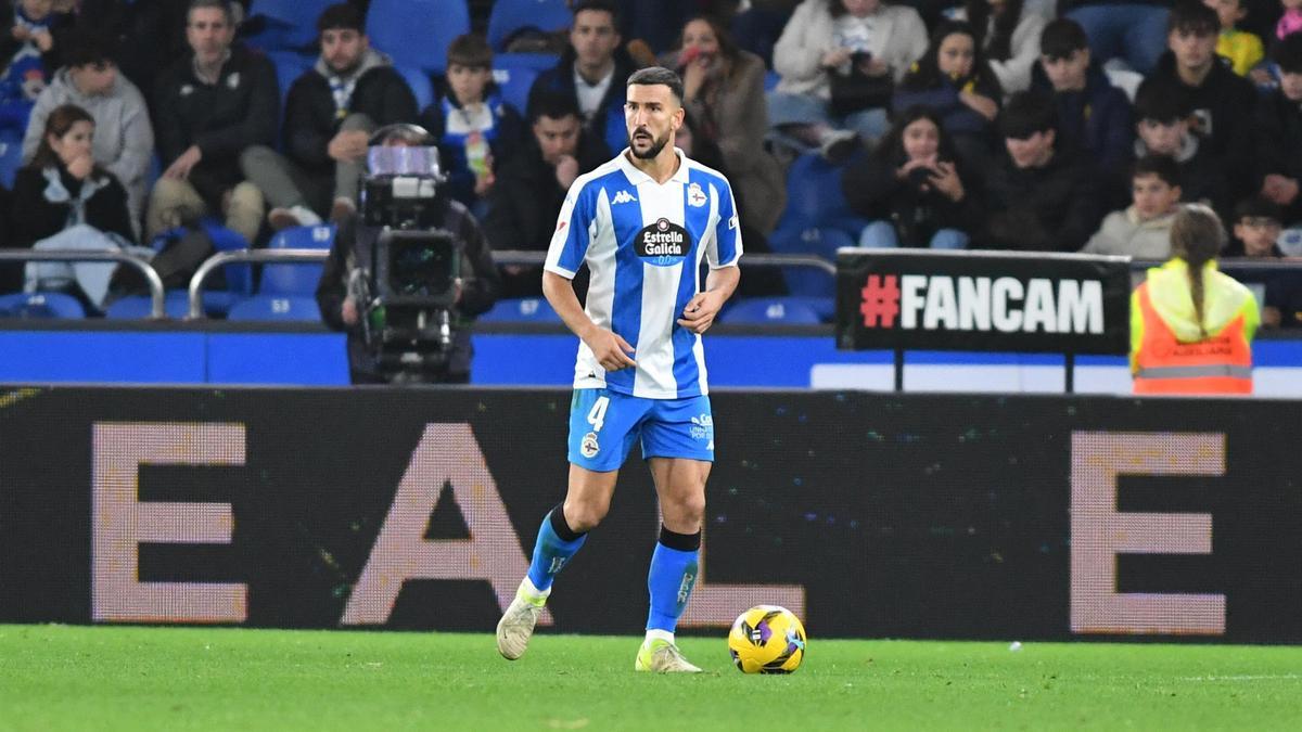 Pablo Martínez durante el partido