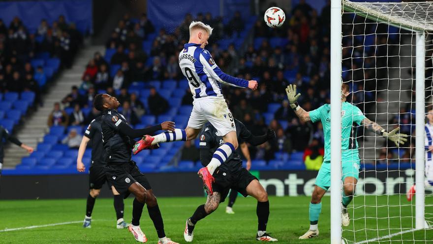 Resumen, goles y highlights de la Real Sociedad 2-0 PAOK de la jornada 8 de la Europa League