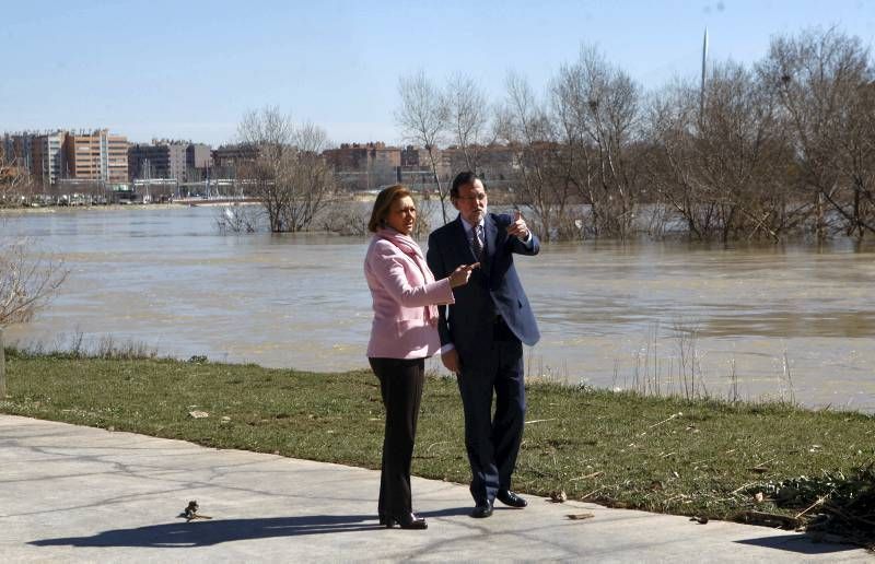 Fotogalería de la visita de Rajoy a la ribera del Ebro