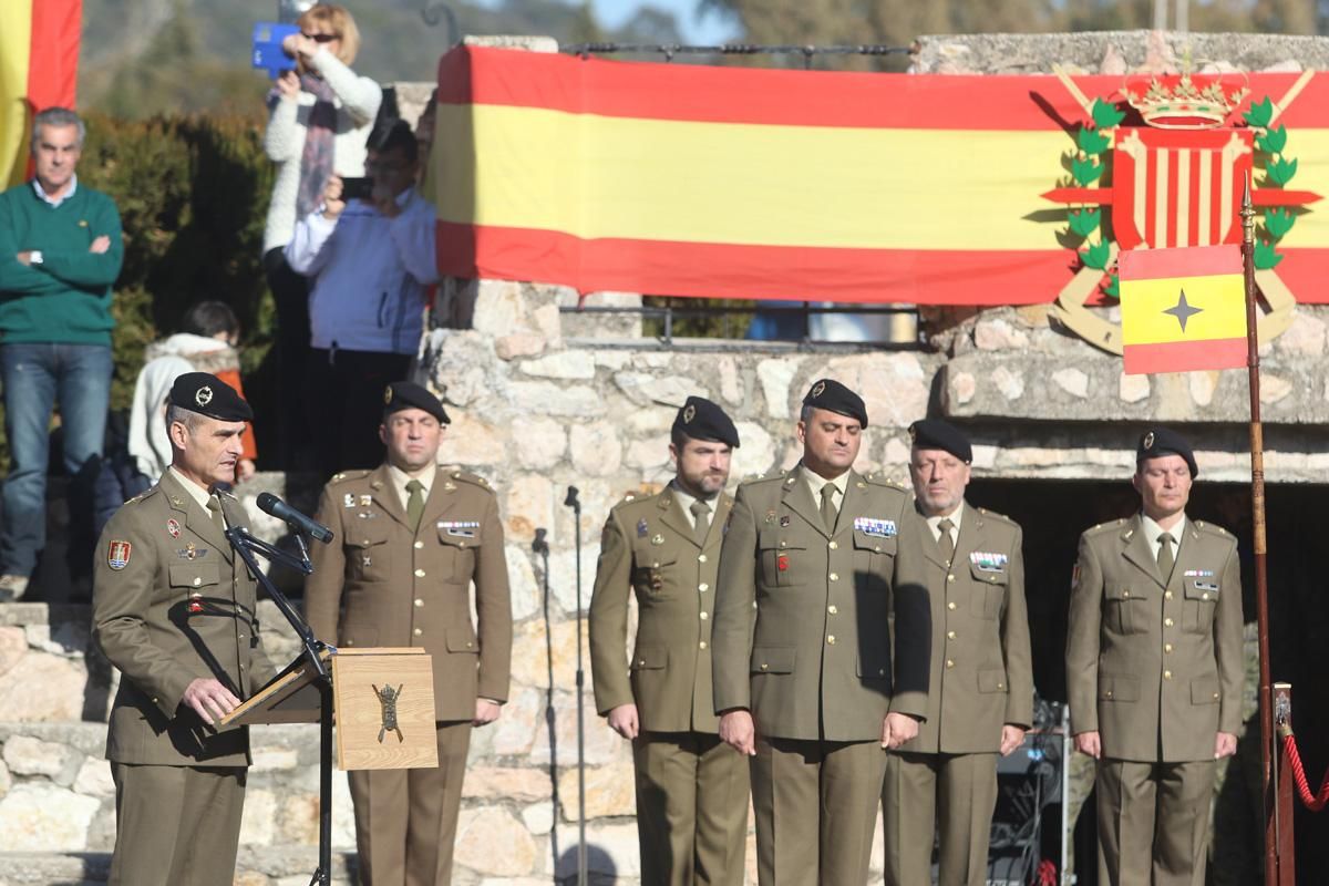 Parada militar de la Brigada Guzmán el Bueno X en Cerro Muriano