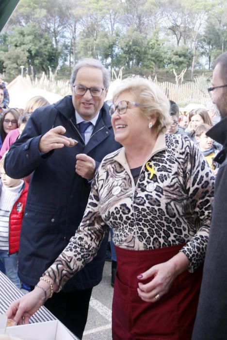 El president de la Generalitat, Quim Torra visita la Fira del Pa i la Xocolata