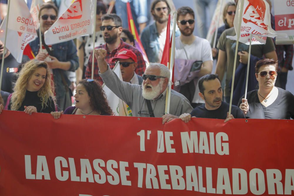 Unas 2.000 personas reivindican en Palma la recuperación de derechos de los trabajadores