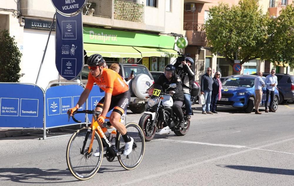 Primera etapa de la Vuelta Ciclista Murcia 2020: Llegada a Caravaca