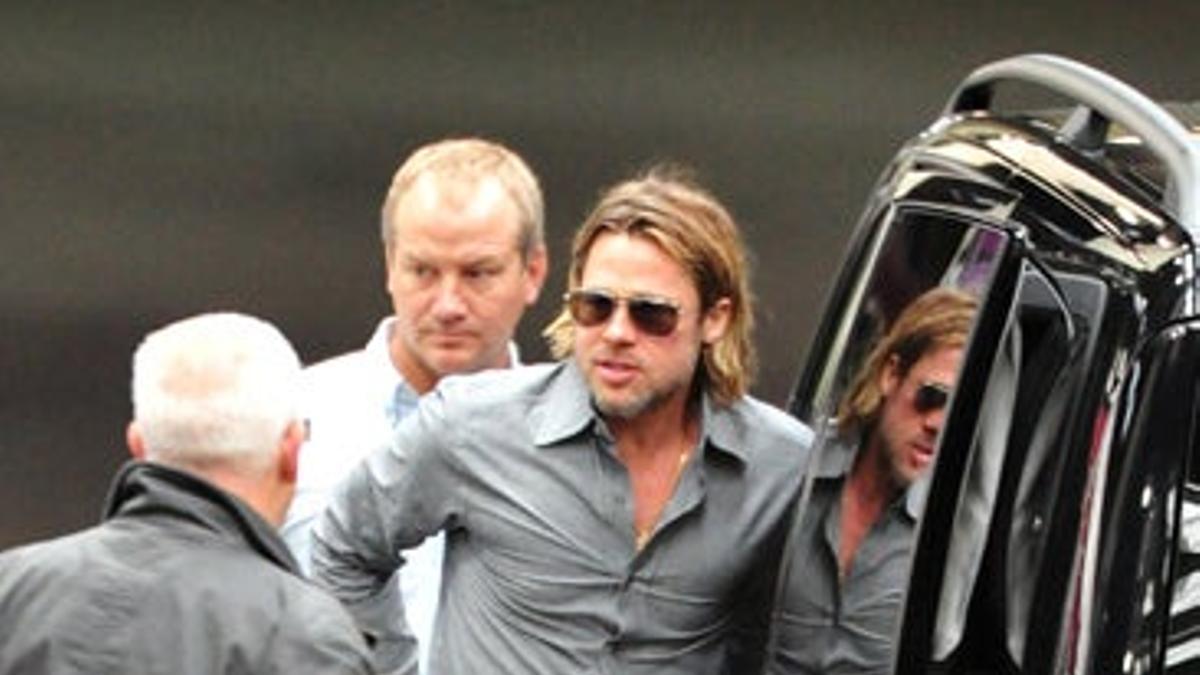 Brad Pitt alquila un tren completo para viajar con su familia