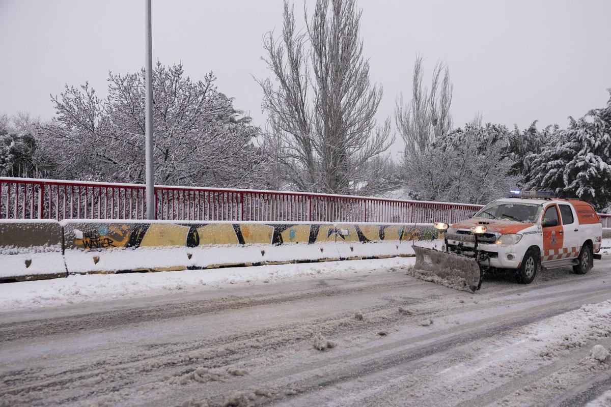 28 de enero de 2026: las imágenes de la gran nevada en la Comunidad de Madrid