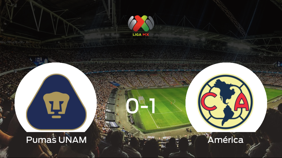 El América se queda con los tres puntos después de derrotar 0-1 al Pumas UNAM