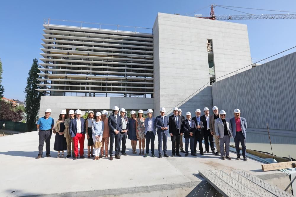 Visita a las obras del Campus del Agua