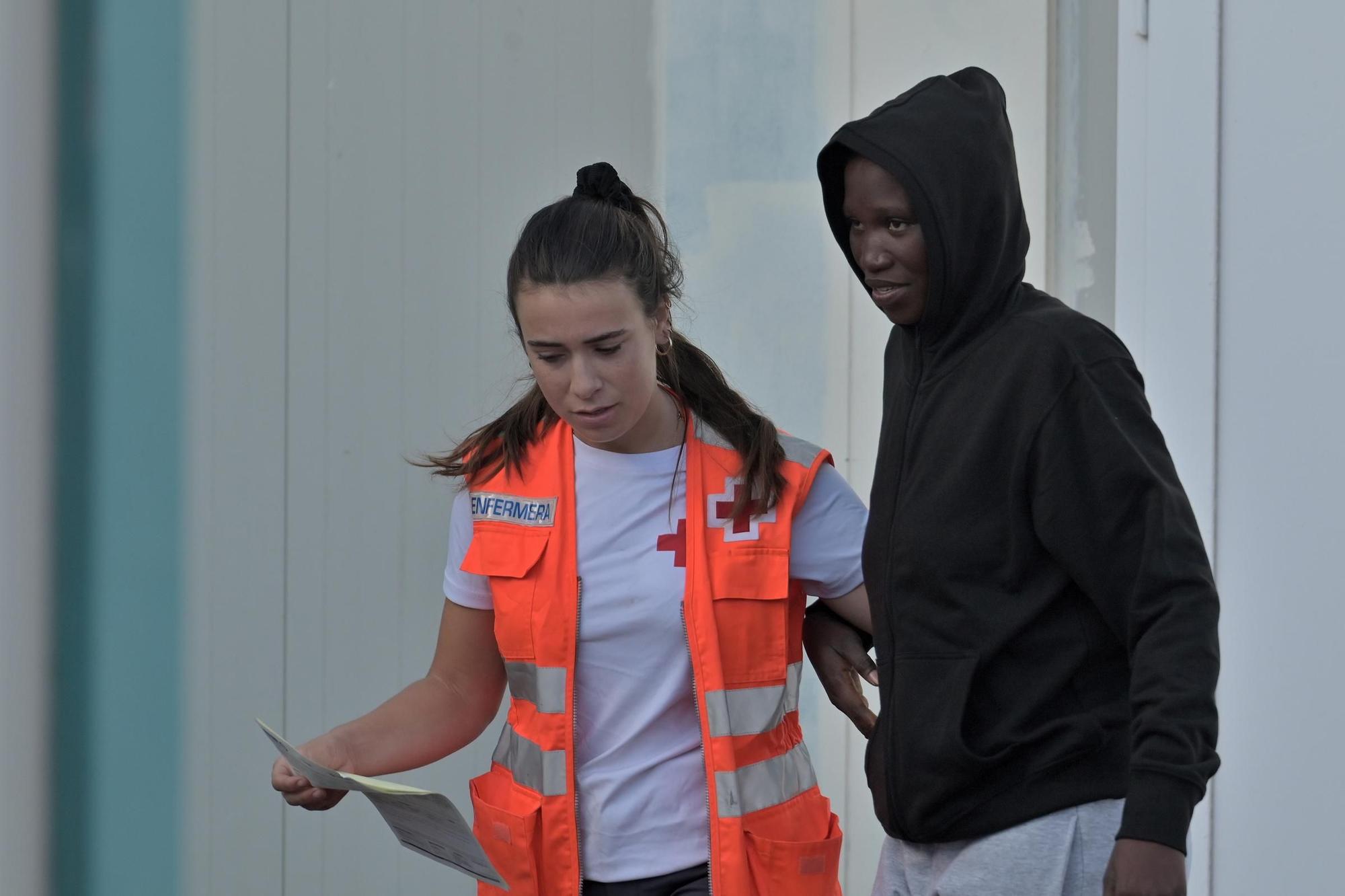 Migrantes llegados este martes a El Hierro