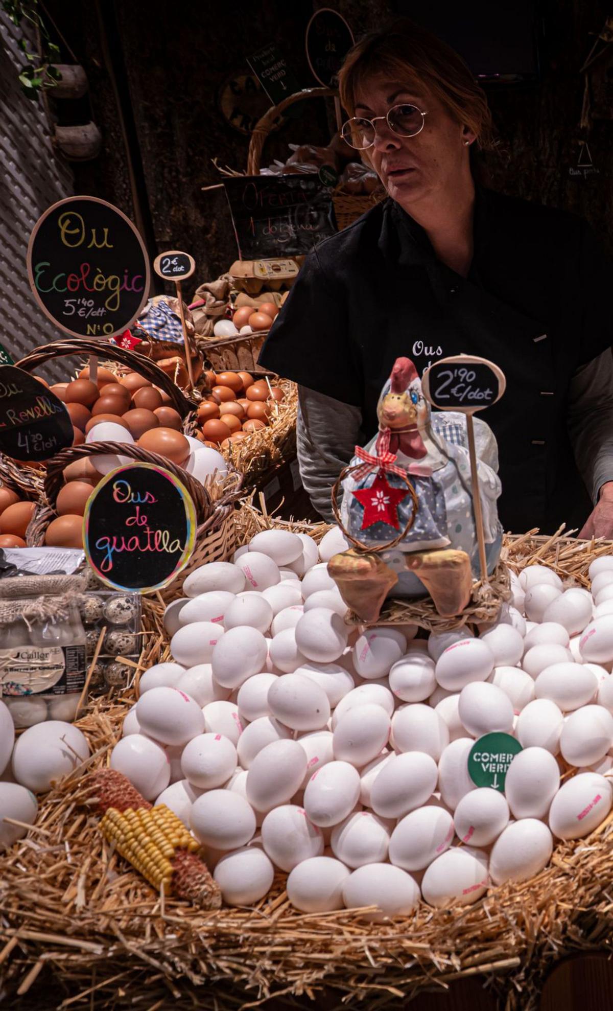 Ous al mercat del Ninot, a Barcelona, en una imatge del 2023. | MANU MITRU