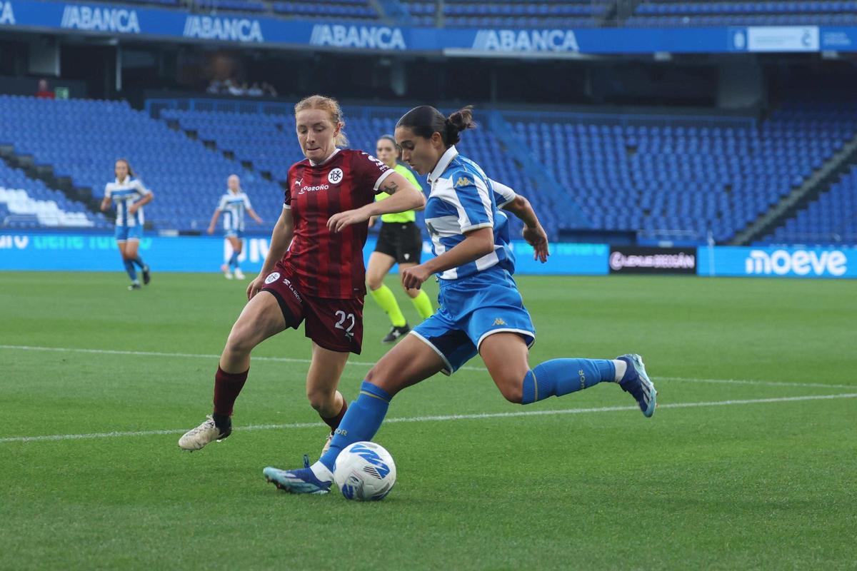 Monteagudo arma la pierna para centrar frente al DUX en Riazor.