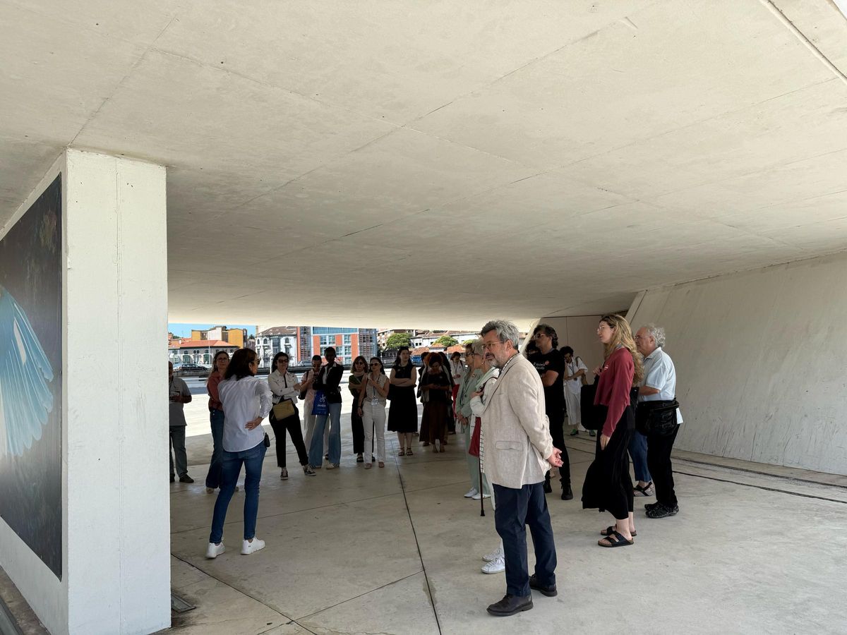 Última visita del Curso de Coleccionismo y Arte de Nebrija en el Centro Niemeyer.