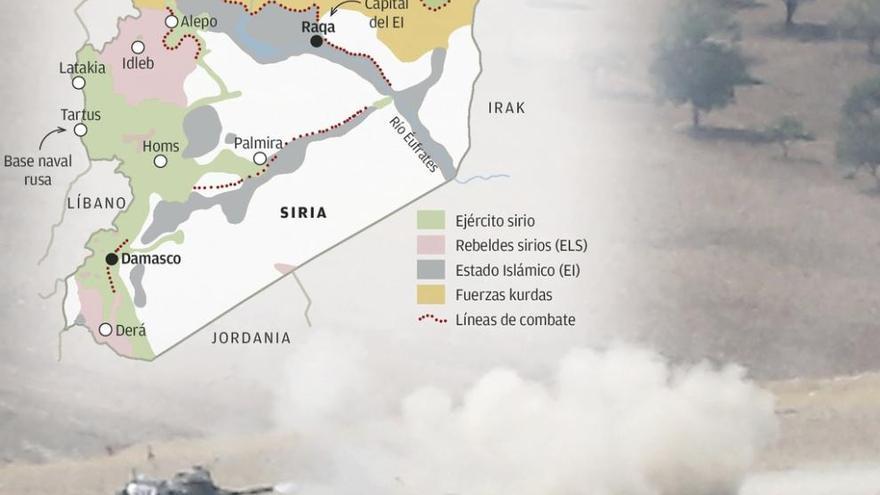 Blindados turcos cruzan la frontera siria para combatir al EI y poner fin a la ofensiva kurda