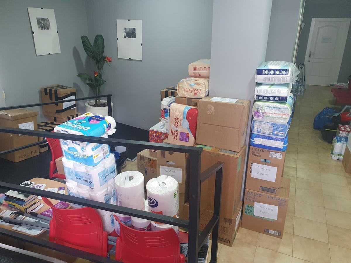 Recogida de productos de primera neecsidad
